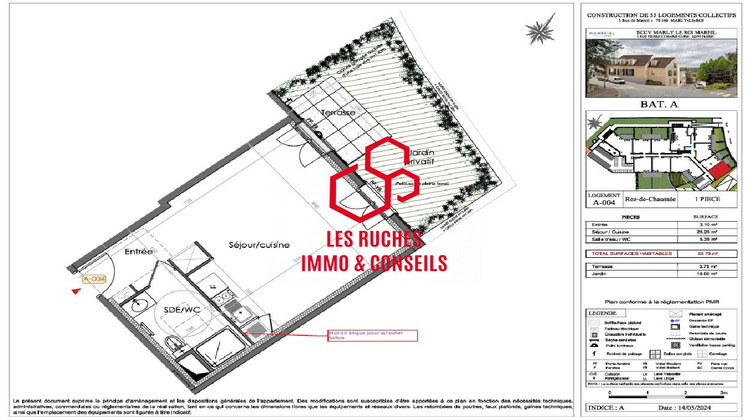 Ma-Cabane - Vente Appartement Marly-le-Roi, 33 m²
