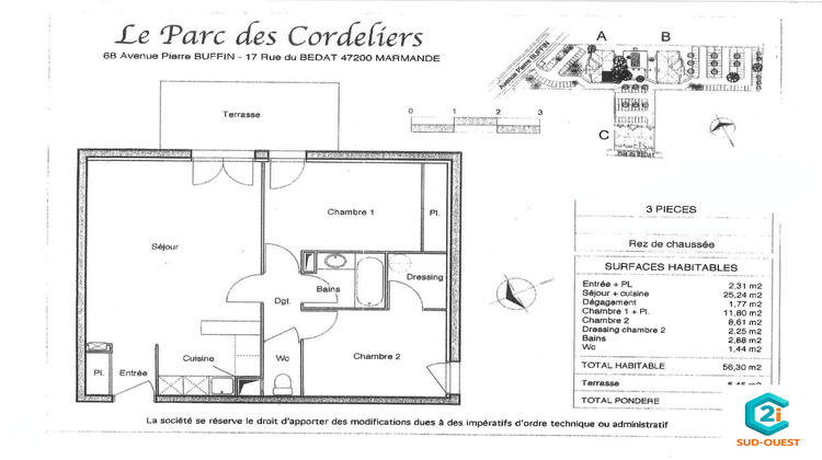 Ma-Cabane - Vente Appartement Marmande, 56 m²