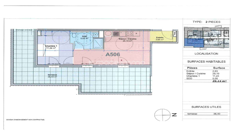 Ma-Cabane - Vente Appartement MAROMME, 39 m²