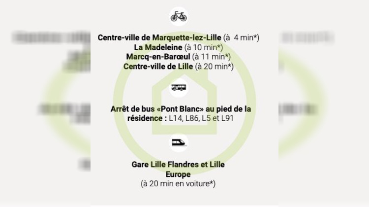 Ma-Cabane - Vente Appartement MARQUETTE LEZ LILLE, 60 m²