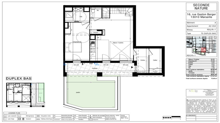 Ma-Cabane - Vente Appartement MARSEILLE 10, 111 m²
