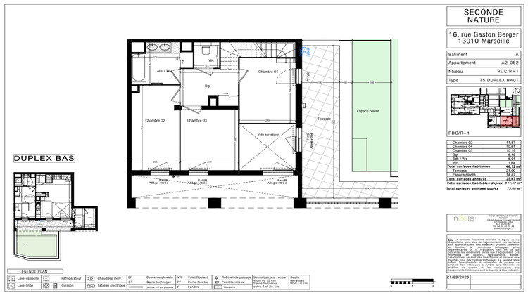 Ma-Cabane - Vente Appartement MARSEILLE 10, 111 m²