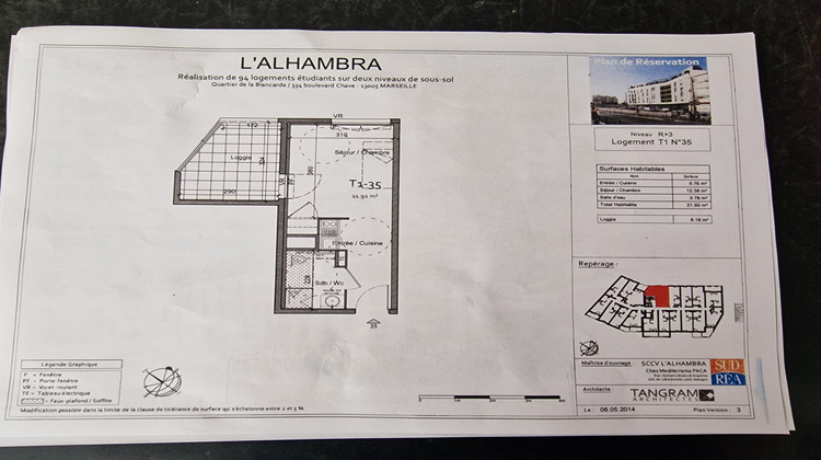 Ma-Cabane - Vente Appartement Marseille, 21 m²