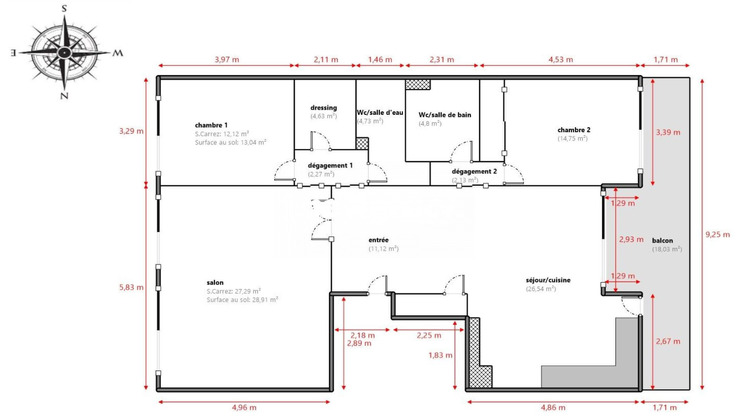 Ma-Cabane - Vente Appartement Marseille, 110 m²