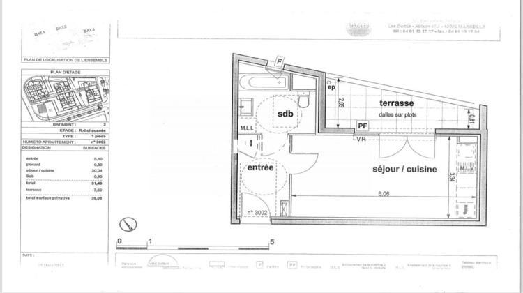 Ma-Cabane - Vente Appartement Marseille, 31 m²