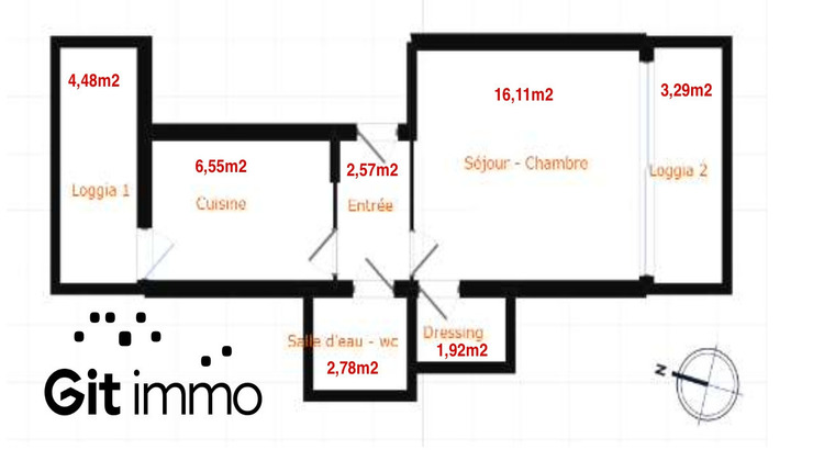 Ma-Cabane - Vente Appartement Marseille, 29 m²