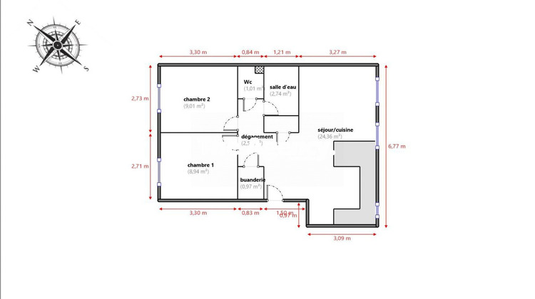 Ma-Cabane - Vente Appartement Marseille, 49 m²