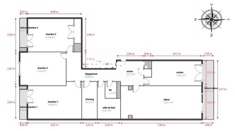 Ma-Cabane - Vente Appartement Marseille, 96 m²