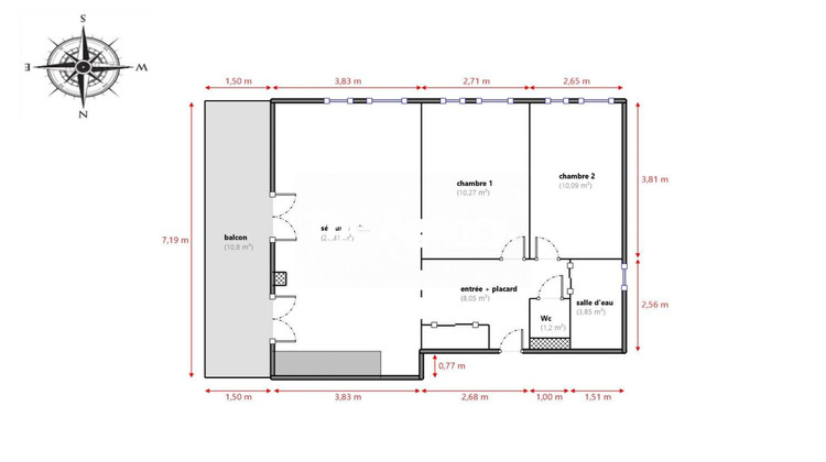 Ma-Cabane - Vente Appartement Marseille, 61 m²