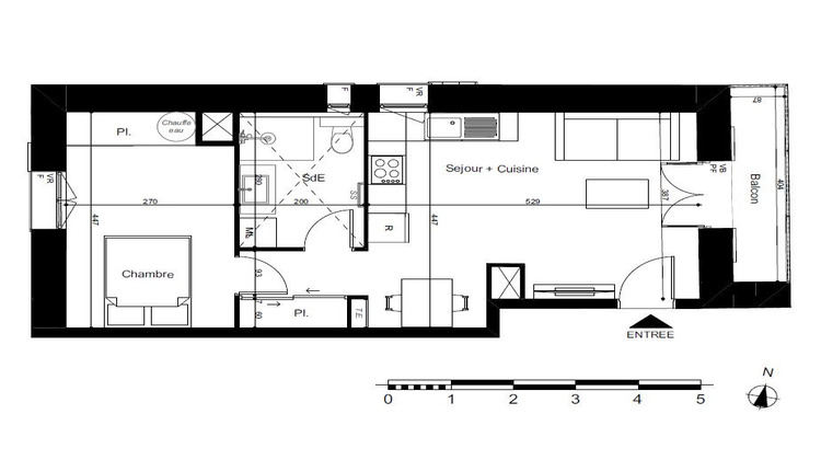 Ma-Cabane - Vente Appartement Marseille, 41 m²