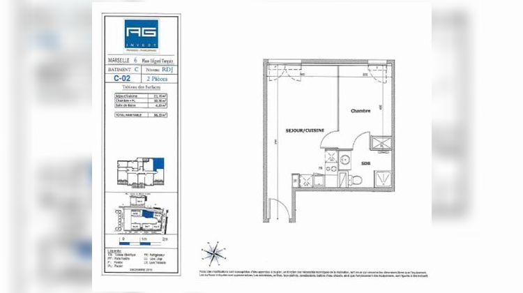 Ma-Cabane - Vente Appartement MARSEILLE 15, 36 m²