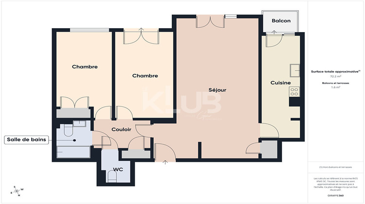 Ma-Cabane - Vente Appartement MARSEILLE 2, 72 m²