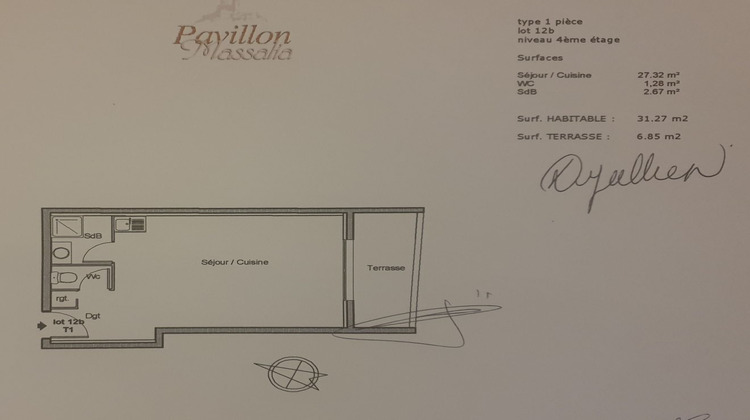 Ma-Cabane - Vente Appartement MARSEILLE 3, 31 m²