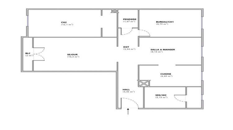 Ma-Cabane - Vente Appartement MARSEILLE 5, 67 m²