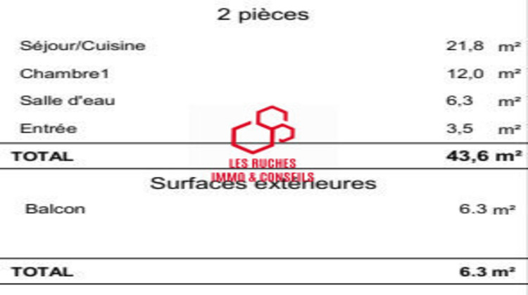 Ma-Cabane - Vente Appartement Massy, 43 m²