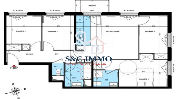 Ma-Cabane - Vente Appartement Massy, 88 m²