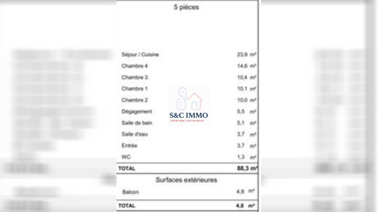 Ma-Cabane - Vente Appartement Massy, 88 m²