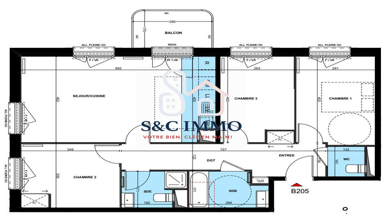 Ma-Cabane - Vente Appartement Massy, 79 m²