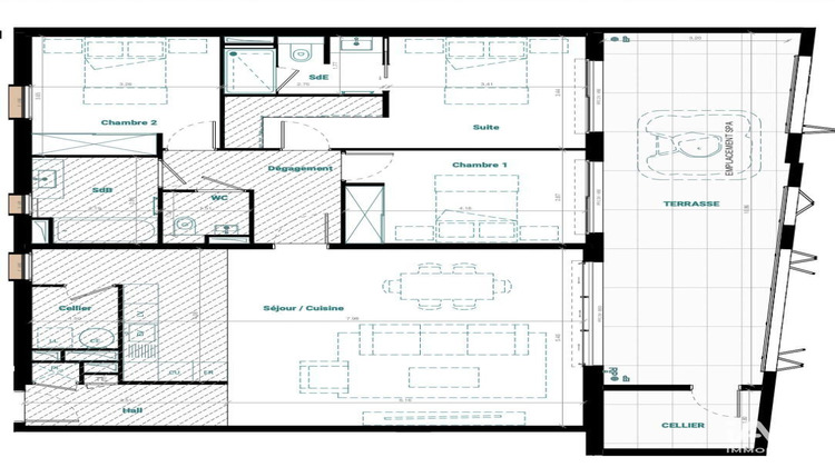 Ma-Cabane - Vente Appartement Mauguio, 109 m²