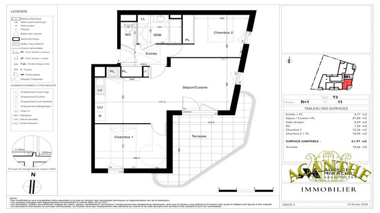 Ma-Cabane - Vente Appartement Mauguio, 62 m²