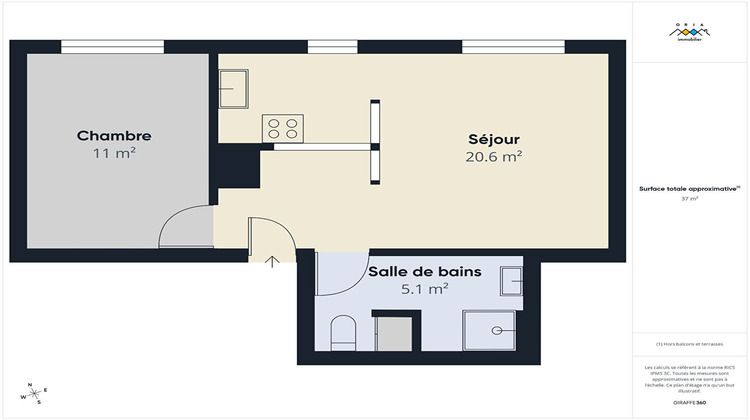 Ma-Cabane - Vente Appartement MAXEVILLE, 37 m²