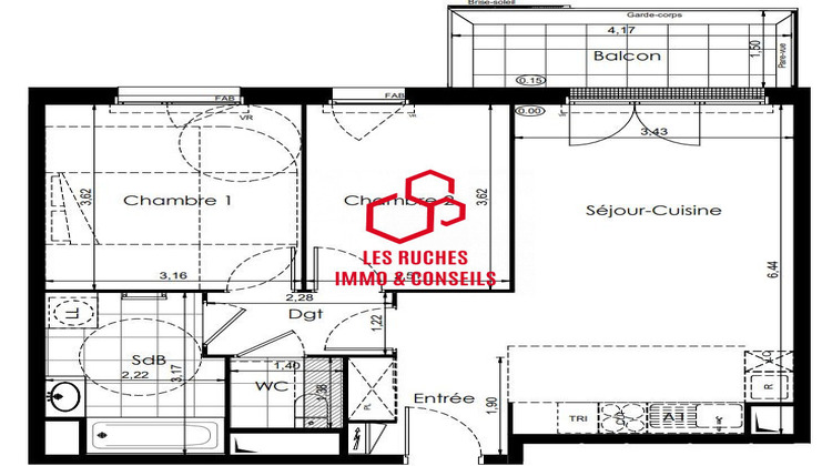 Ma-Cabane - Vente Appartement Meaux, 58 m²