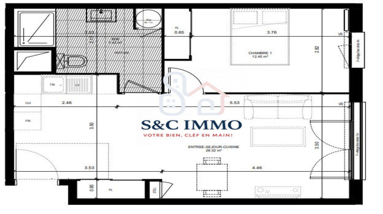 Ma-Cabane - Vente Appartement Meaux, 48 m²