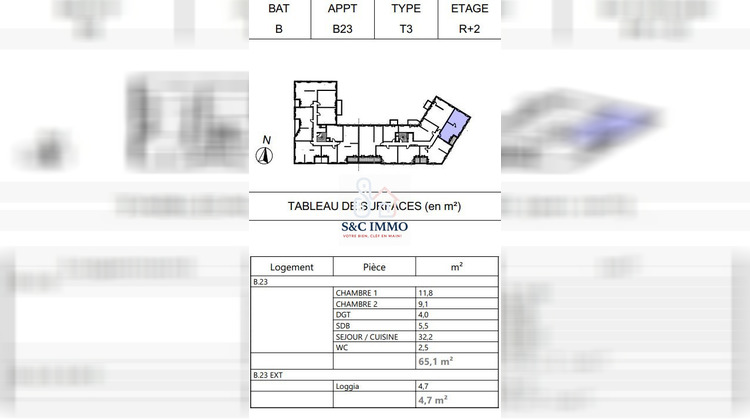Ma-Cabane - Vente Appartement Melun, 65 m²