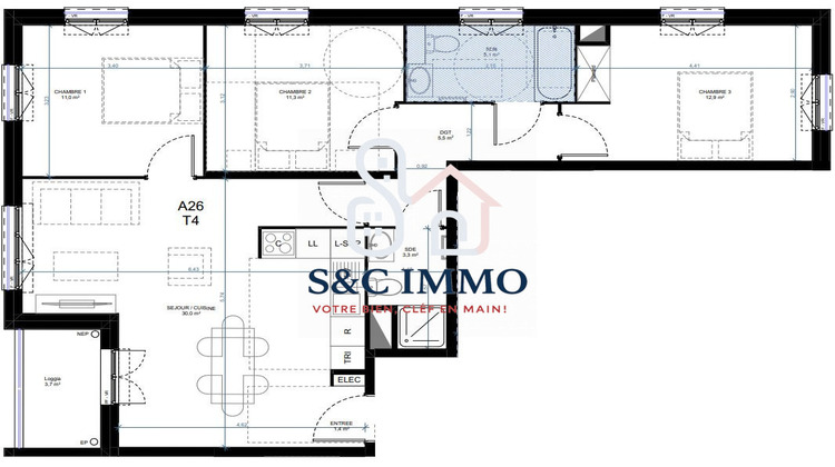 Ma-Cabane - Vente Appartement Melun, 80 m²