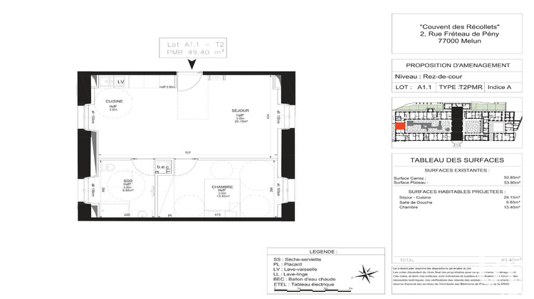 Ma-Cabane - Vente Appartement Melun, 51 m²
