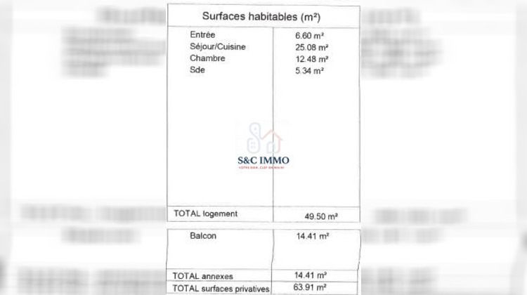 Ma-Cabane - Vente Appartement Mennecy, 49 m²