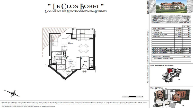 Ma-Cabane - Vente Appartement Menthonnex-en-Bornes, 33 m²