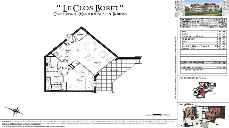 Ma-Cabane - Vente Appartement Menthonnex-en-Bornes, 49 m²