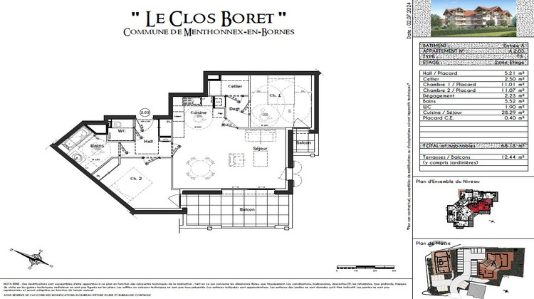 Ma-Cabane - Vente Appartement Menthonnex-en-Bornes, 68 m²