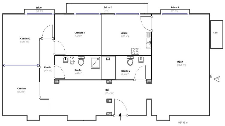 Ma-Cabane - Vente Appartement MENTON, 94 m²