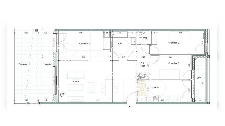 Ma-Cabane - Vente Appartement Mérignac, 87 m²