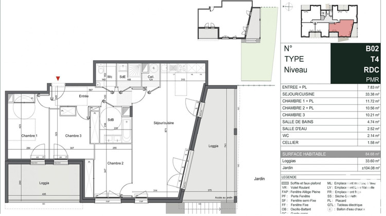 Ma-Cabane - Vente Appartement Mérignac, 85 m²