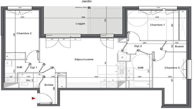 Ma-Cabane - Vente Appartement Mérignac, 81 m²