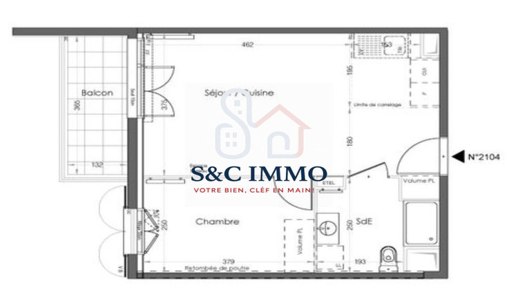 Ma-Cabane - Vente Appartement Méry-sur-Oise (), 39 m²
