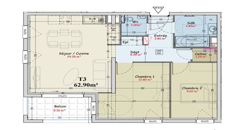 Ma-Cabane - Vente Appartement Metz, 65 m²