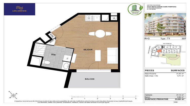 Ma-Cabane - Vente Appartement METZ, 43 m²