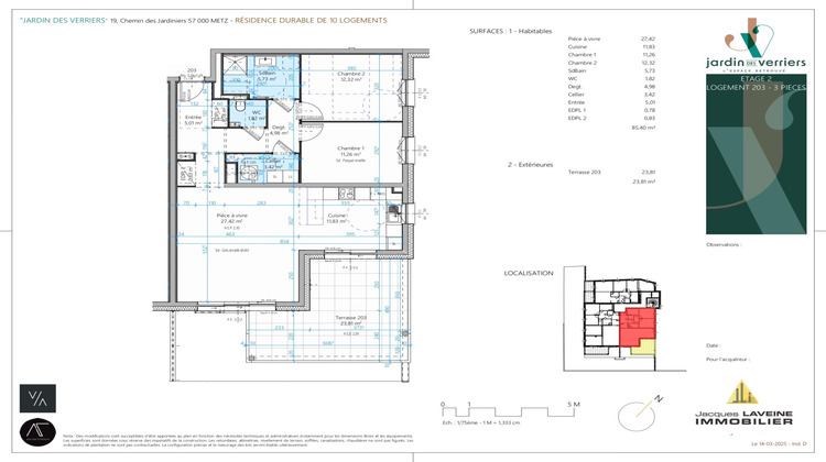 Ma-Cabane - Vente Appartement Metz, 85 m²