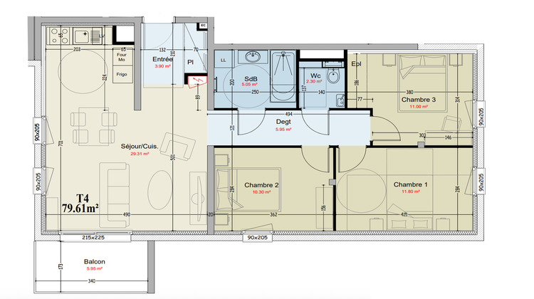 Ma-Cabane - Vente Appartement Metz, 79 m²