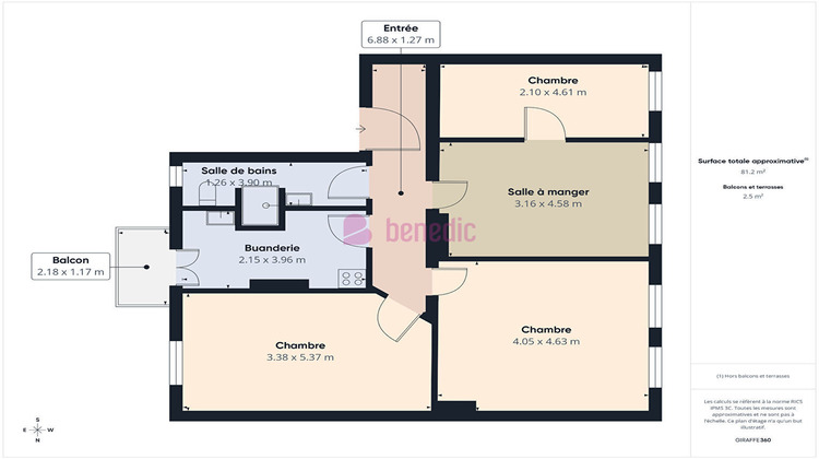 Ma-Cabane - Vente Appartement METZ, 81 m²