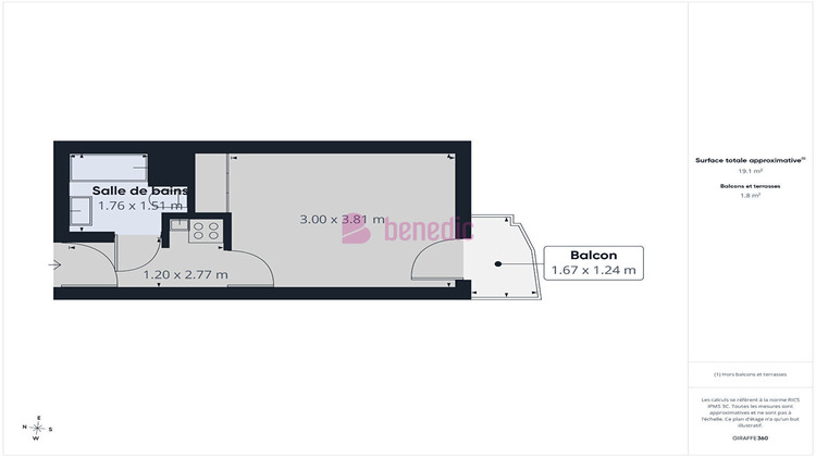 Ma-Cabane - Vente Appartement METZ, 20 m²