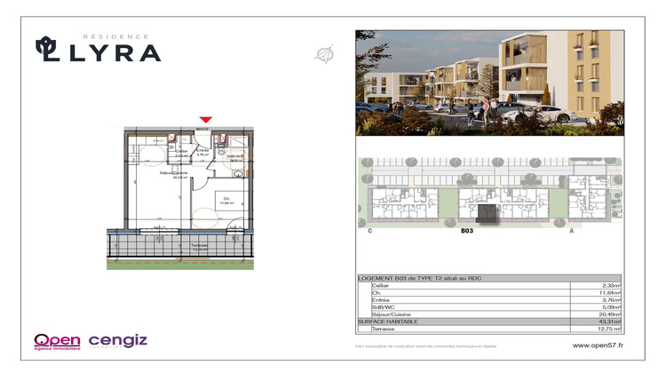Ma-Cabane - Vente Appartement Mexy, 43 m²