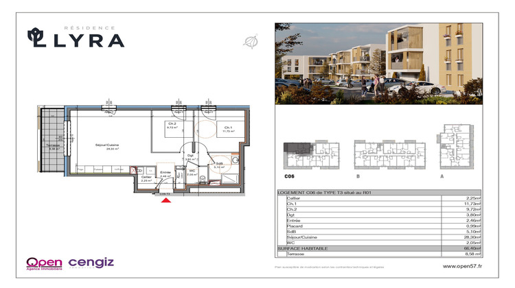 Ma-Cabane - Vente Appartement Mexy, 66 m²