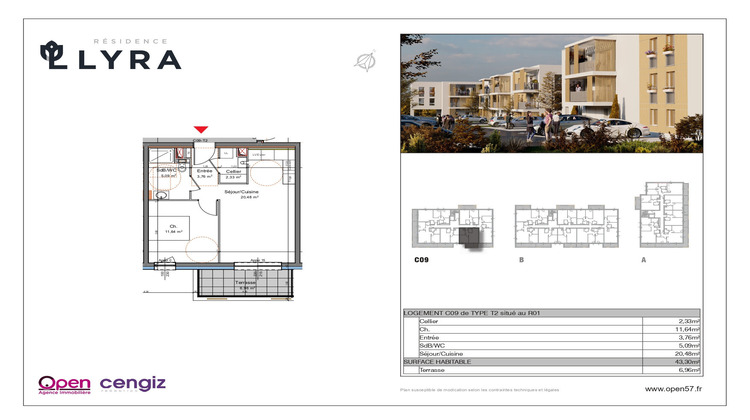 Ma-Cabane - Vente Appartement Mexy, 43 m²