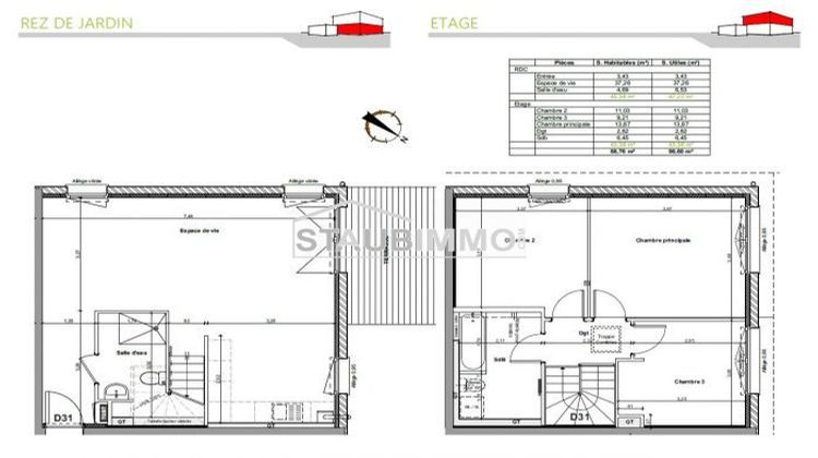 Ma-Cabane - Vente Appartement Michelbach-le-Bas, 89 m²