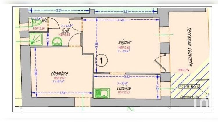 Ma-Cabane - Vente Appartement Milhaud, 34 m²